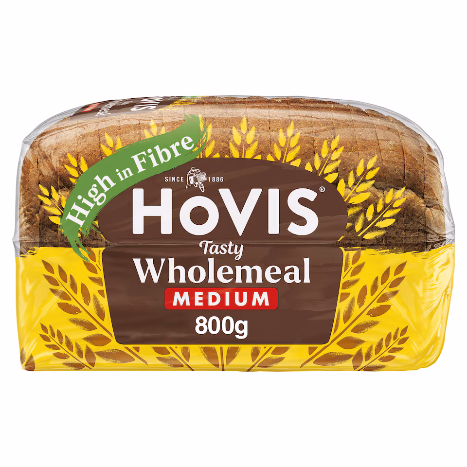 Hovis Wholemeal Tasty Medium Bread 800g