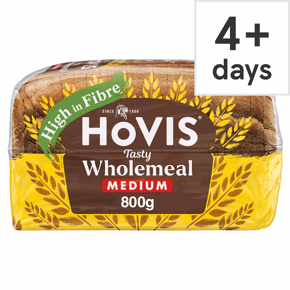 Hovis Wholemeal Tasty Medium Bread 800g
