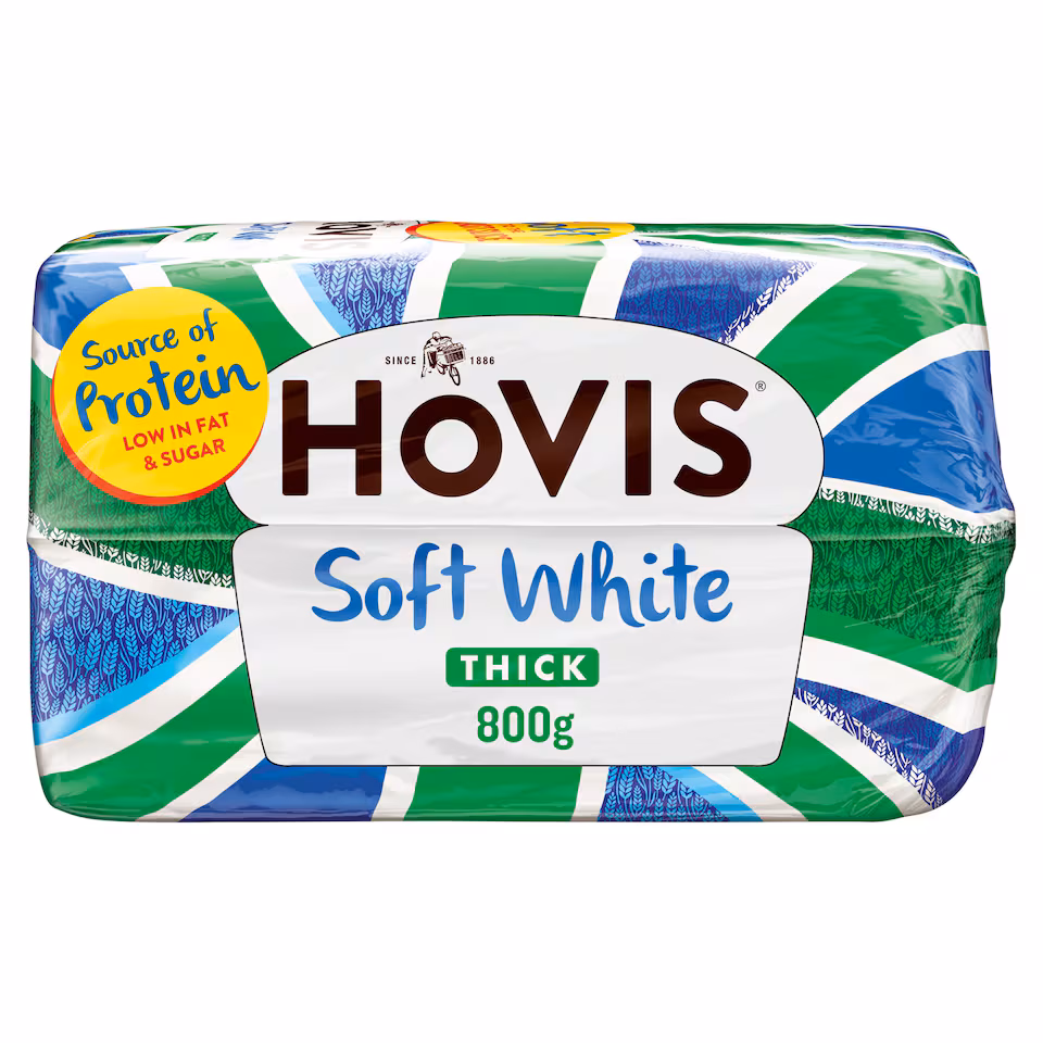 Hovis Soft White Thick Sliced Bread 800g