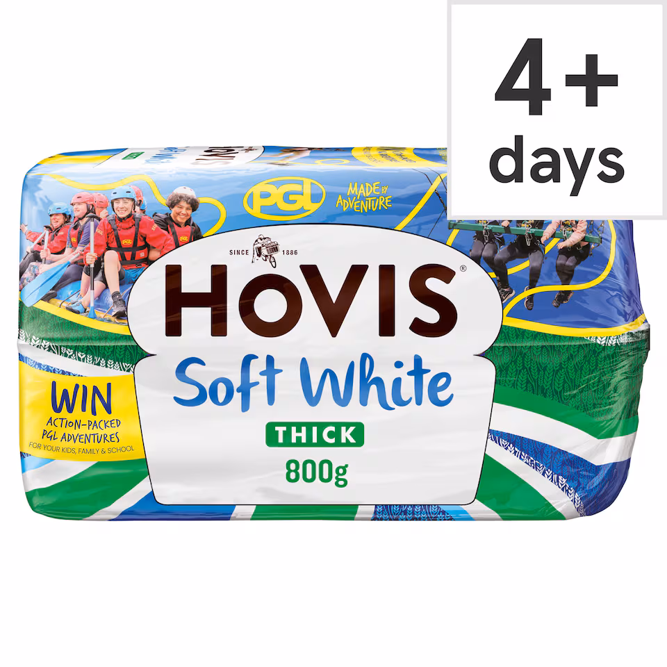 Hovis Soft White Thick Sliced Bread 800g
