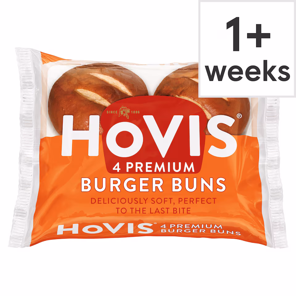 Hovis Premium Burger Buns 4 Pack