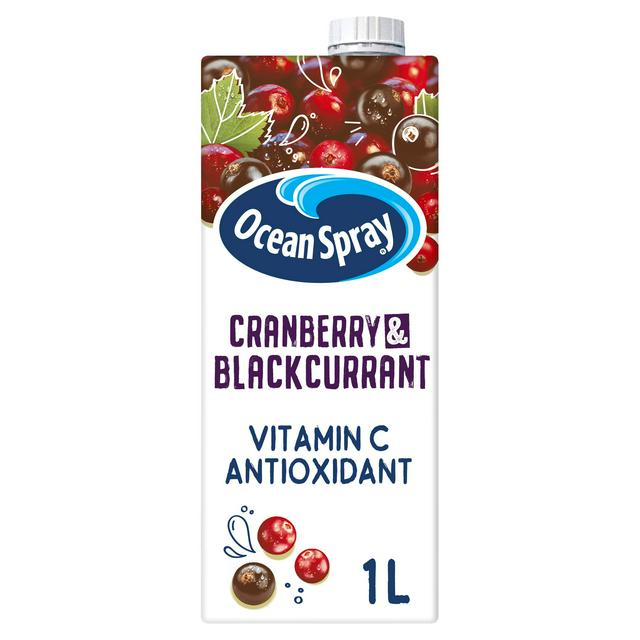 Ocean Spray Juice Drink, Cranberry & Blackcurrant 1L