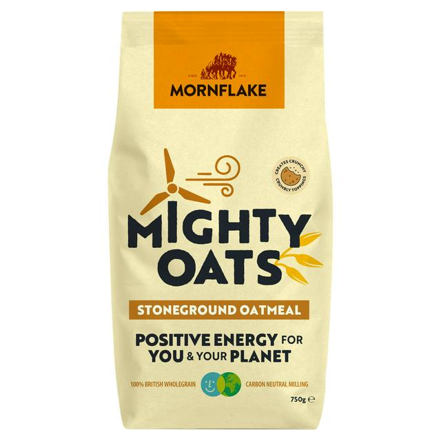 Mornflake Mighty Oats Stoneground Oatmeal 750g