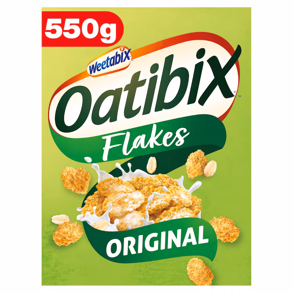 Weetabix Oatibix Flakes Cereal 550G