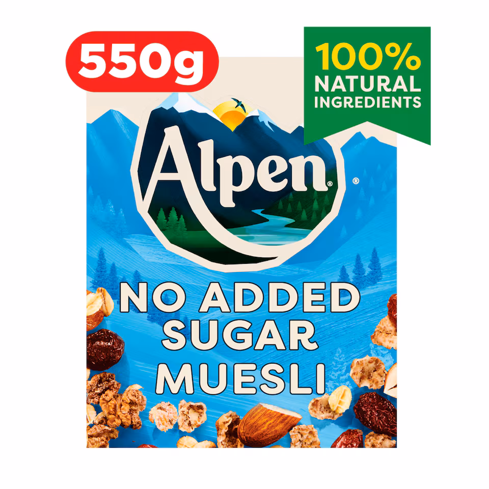 Alpen Muesli No Added Sugar 550g