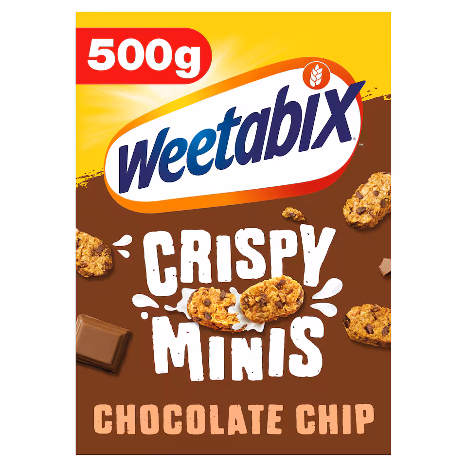 Weetabix Crispy Minis Cereal - Chocolate Chip 500g