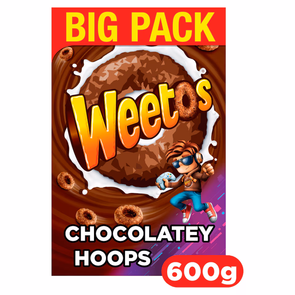 Weetos Chocolatey Hoops Cereal 600g