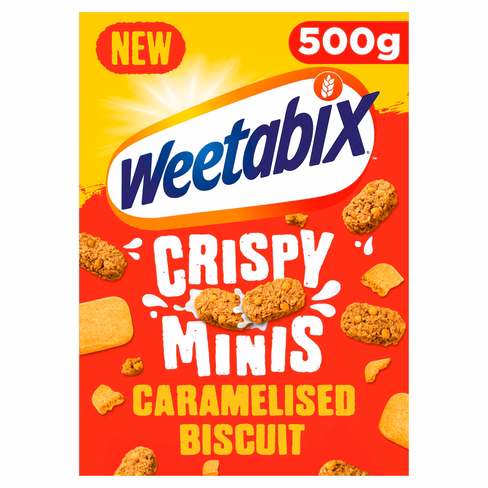 Weetabix Crispy Minis Caramelised Biscuit Cereal 500g