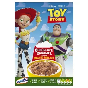 Disney Pixar Toy Story Chocolate Caramel Flavour Malted Wheats 500g