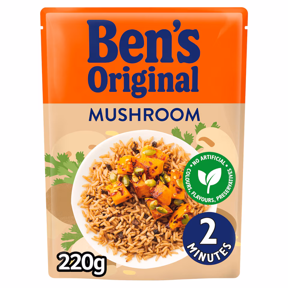 Ben's Original Mushroom Microwave Rice 220G