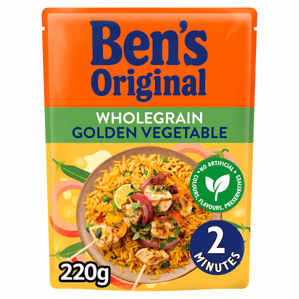 Ben's Original Wholegrain Golden Veg 220g