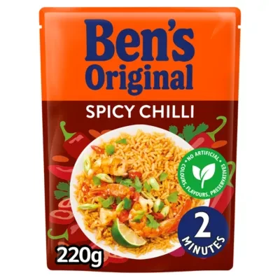 Ben's Original Bens Original Spicy Chilli Microwave Rice 220g