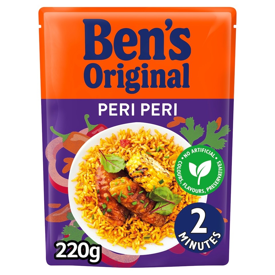 Bens Original Peri Peri Microwave Rice 220g