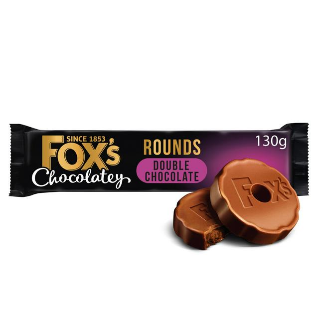 Fox's Fabulous Chocolatey Double Chocolate Rounds 130g