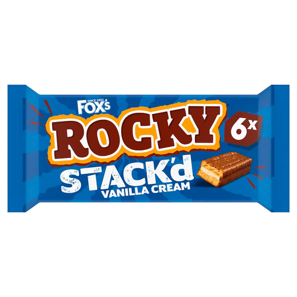 Rocky STACK'd Vanilla Cream 6pk x 25g