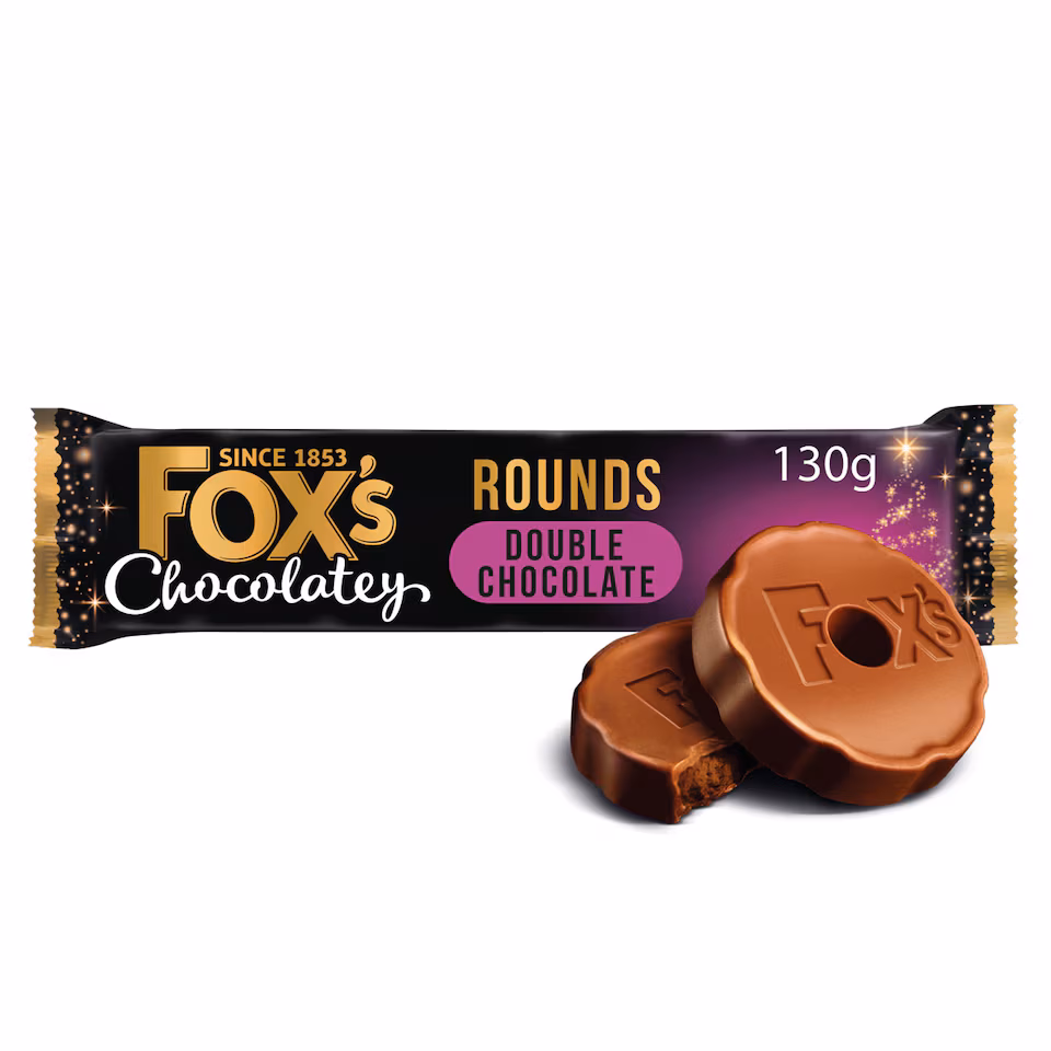 Fox's Chocolatey Rounds Double Chocolate 130g