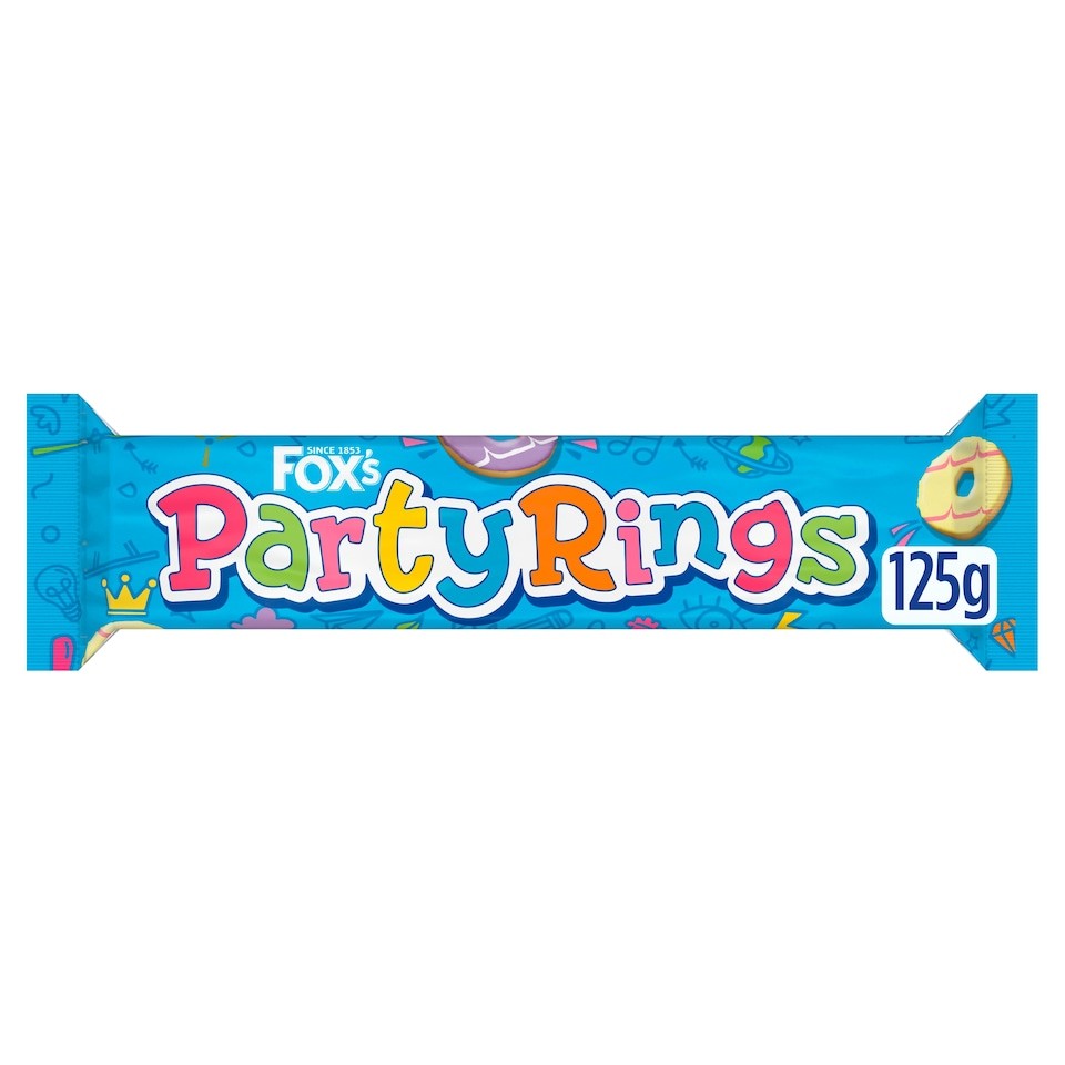 Fox's Party Rings Biscuits 125G