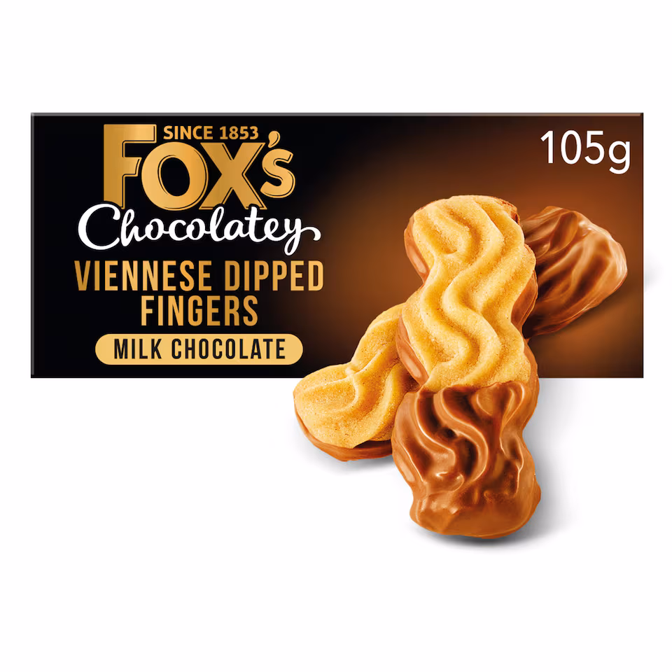 Fox's Viennese Dipped Finger 105g