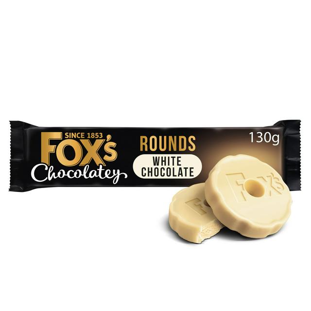 Fox's Biscuits Chocolatey White Chocolate Rounds 130g