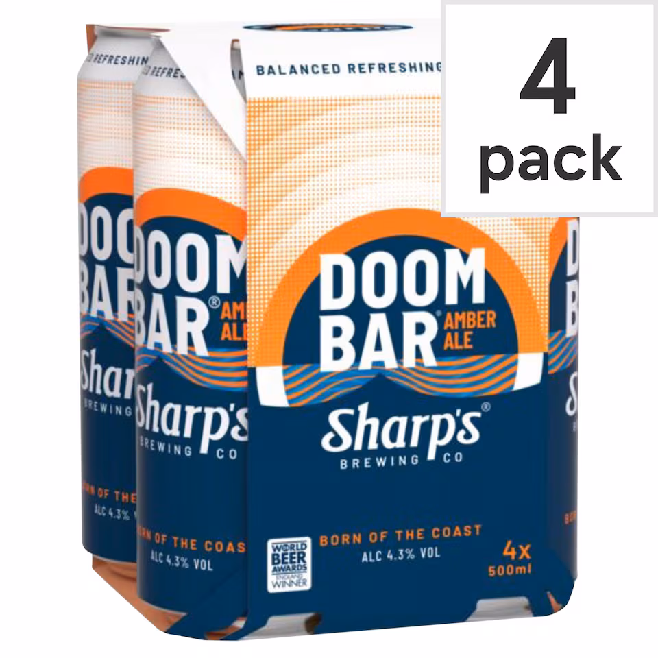 Sharp's Doom Bar Amber Ale Beer 4 x 500ml