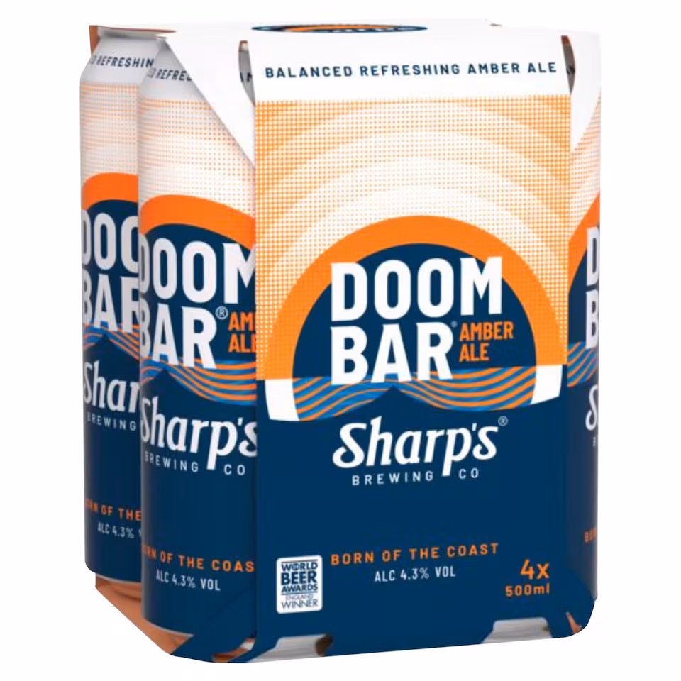 Sharp's Doom Bar Amber Ale Beer 4 x 500ml