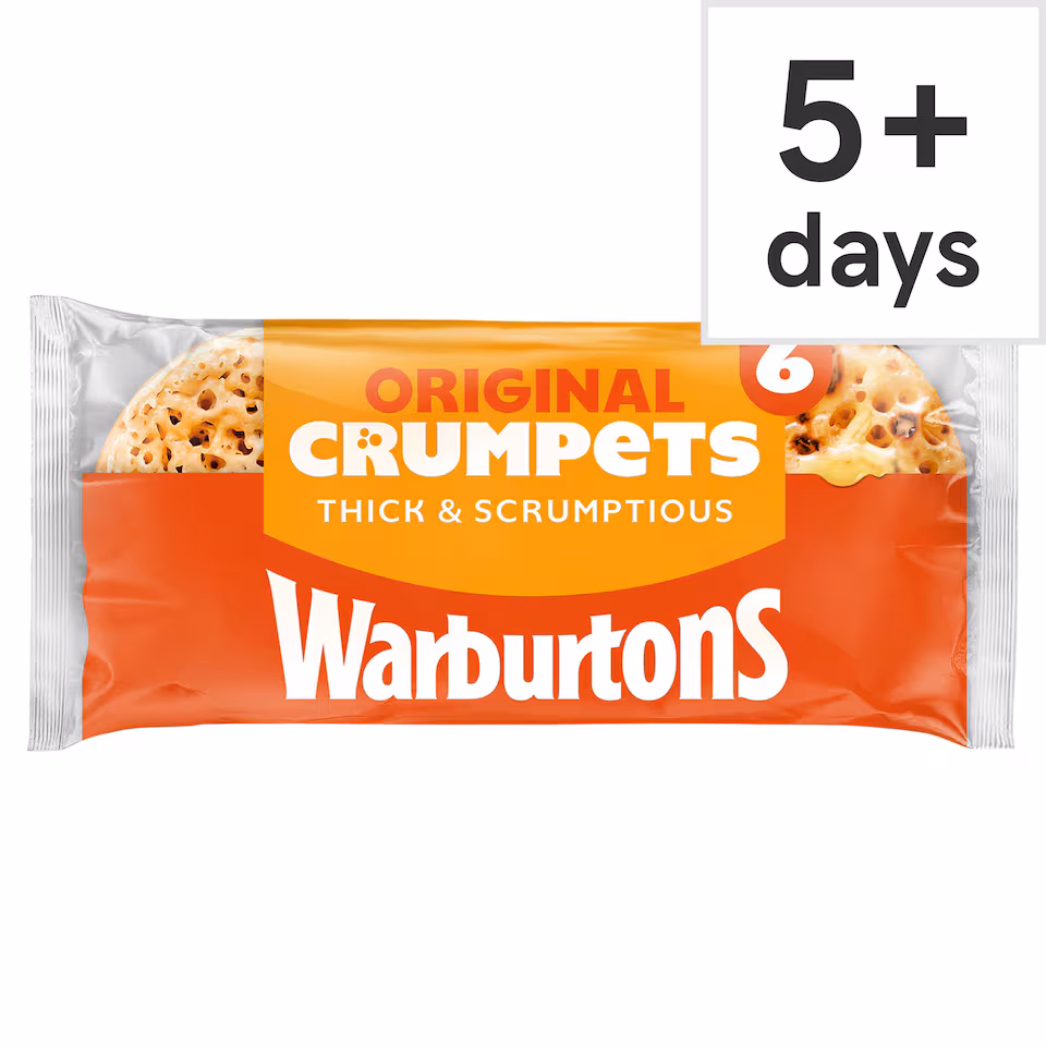 Warburtons Crumpets 6 Pack