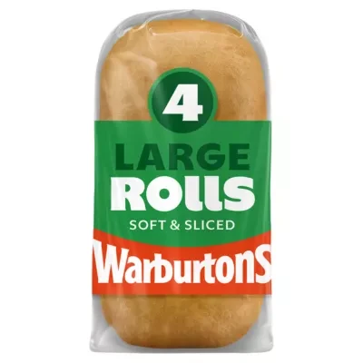 Warburtons 4 Large Rolls