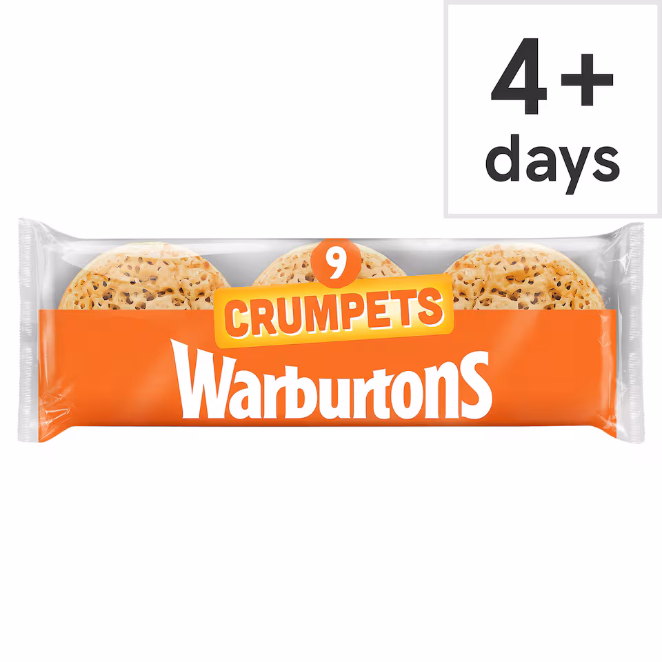 Warburtons Crumpets 9 Pack