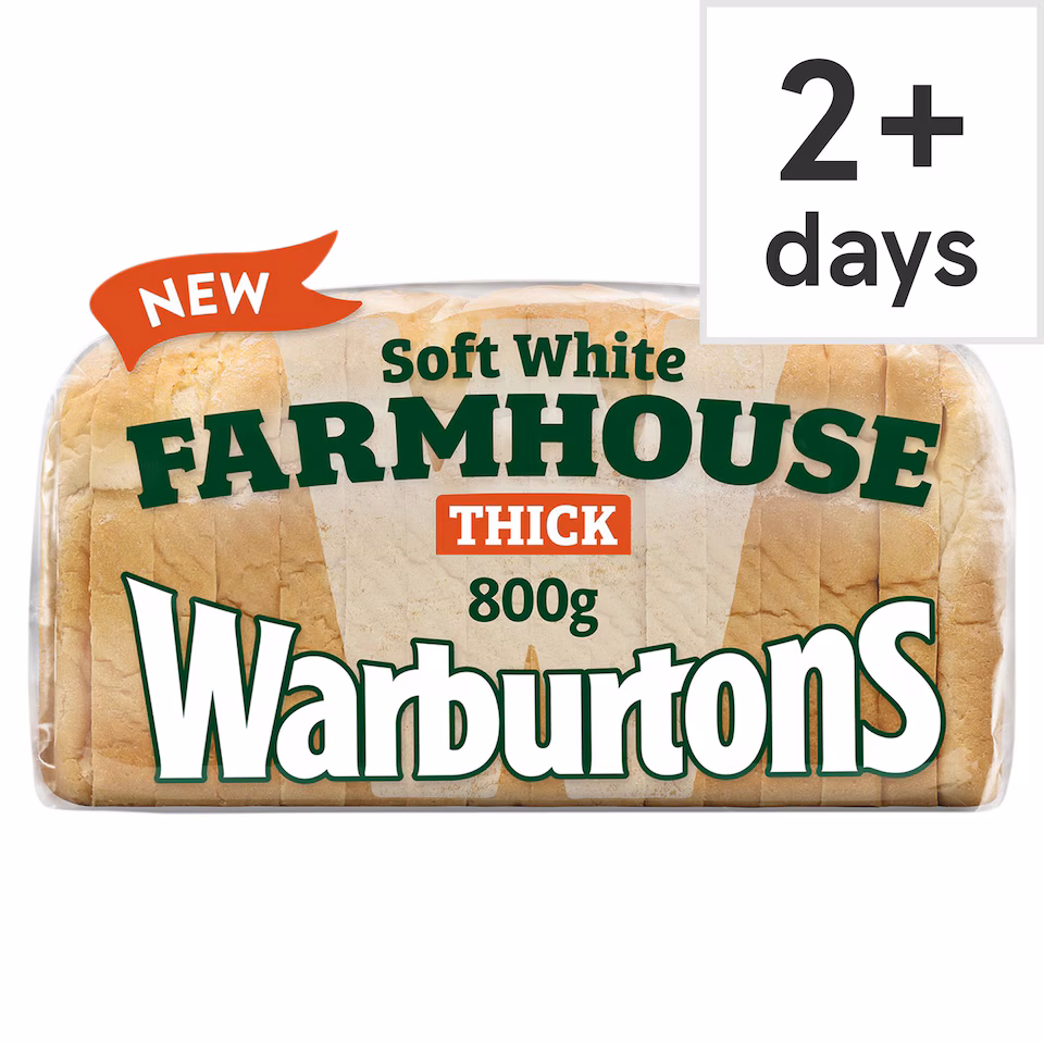 Warburtons Farmhouse Thick 800g