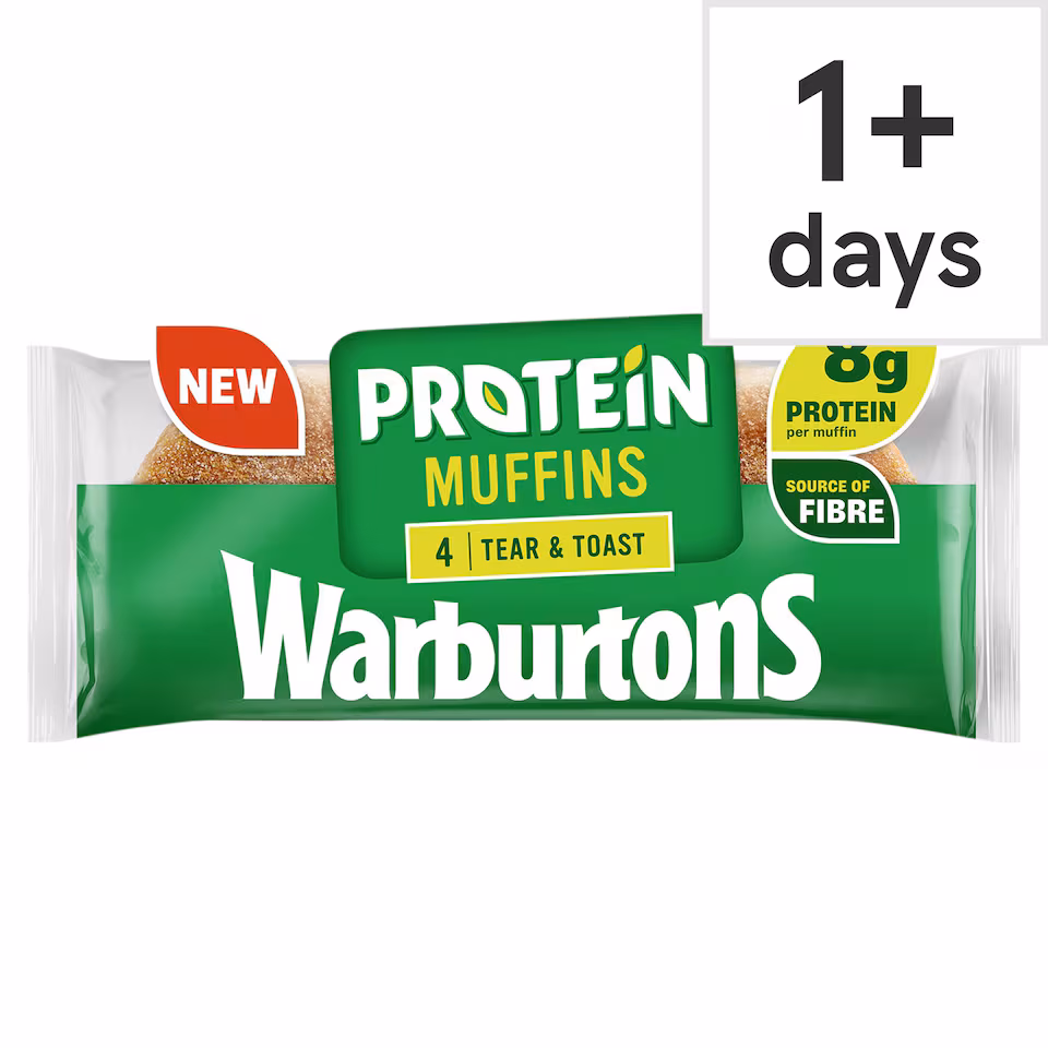 Warburtons Protein Muffins 4pk
