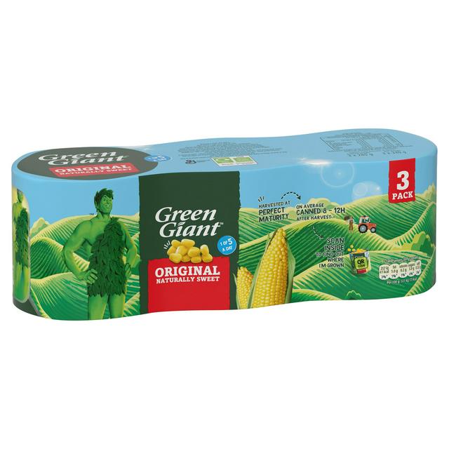 Green Giant Original Sweet Corn 3x340g (3x285g*)