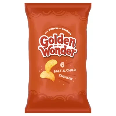 Golden Wonder Salt & Chilli Chicken 6 x 25g