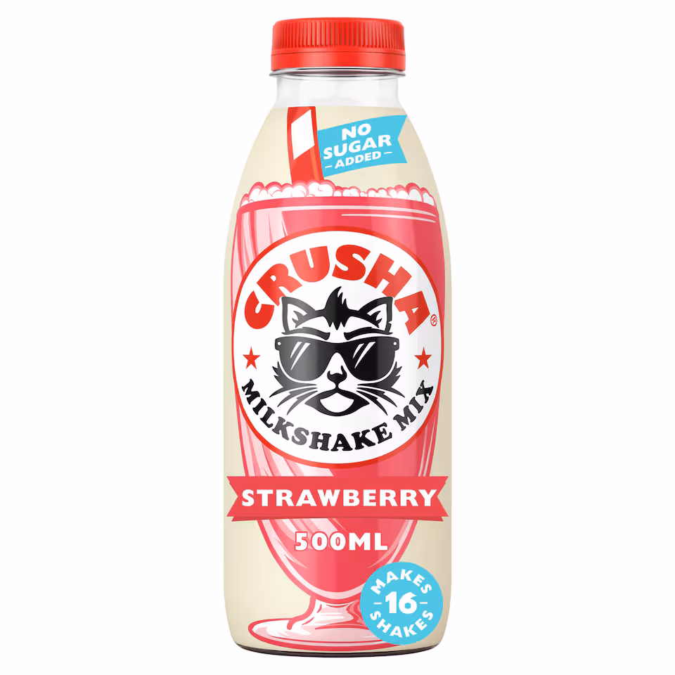 Crusha Strawberry No Added Sugar 500Ml