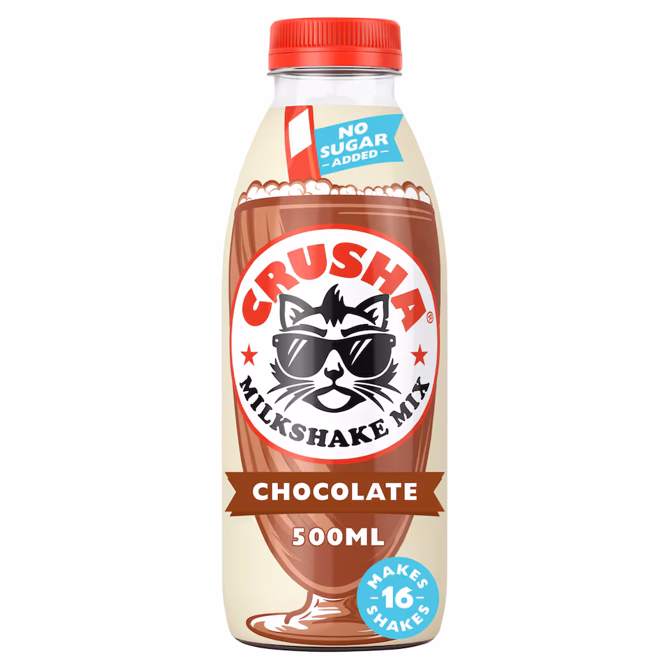 Crusha Chocolate No Added Sugar 500Ml