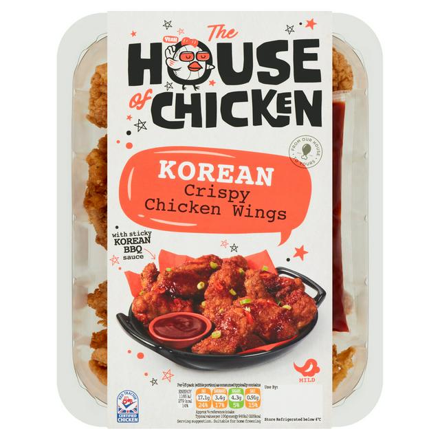 The House of Chicken Korean Crispy Chicken Wings 550g