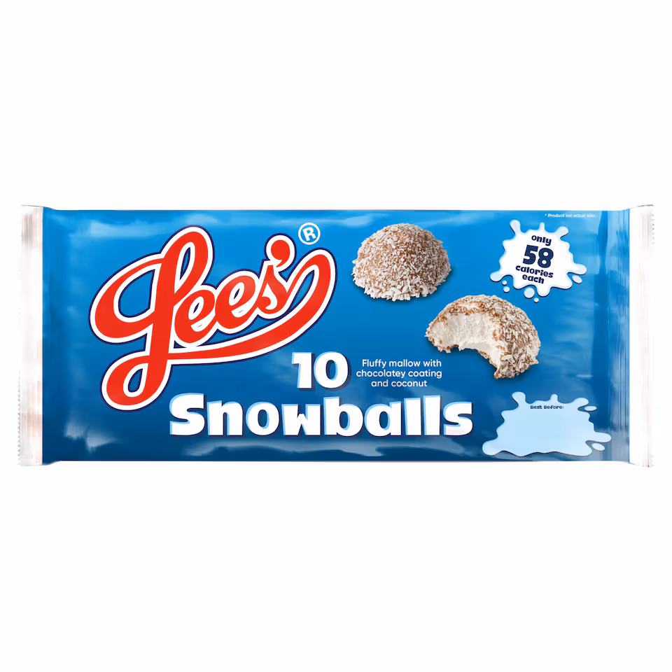Lee's Snowballs 10 Pack 130g