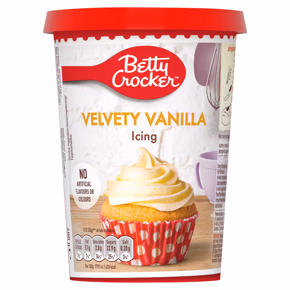 Betty Crocker Velvety Vanilla Icing 400G
