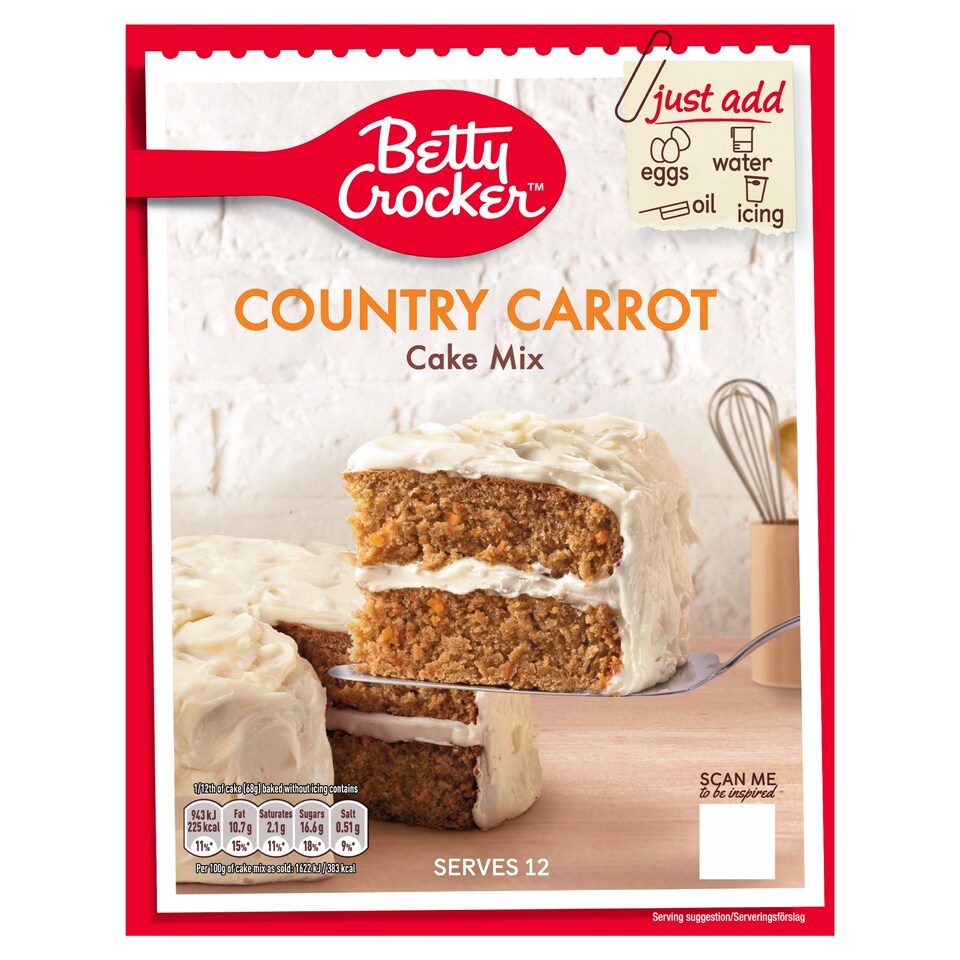 Betty Crocker Country Carrot Cake Mix 425G