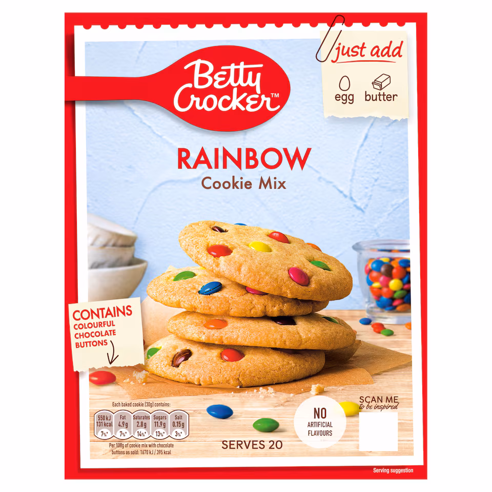 Betty Crocker Rainbow Cookie 495G