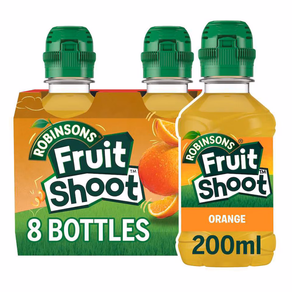Fruit Shoot Orange Kids Juice Drink 8x200ml
