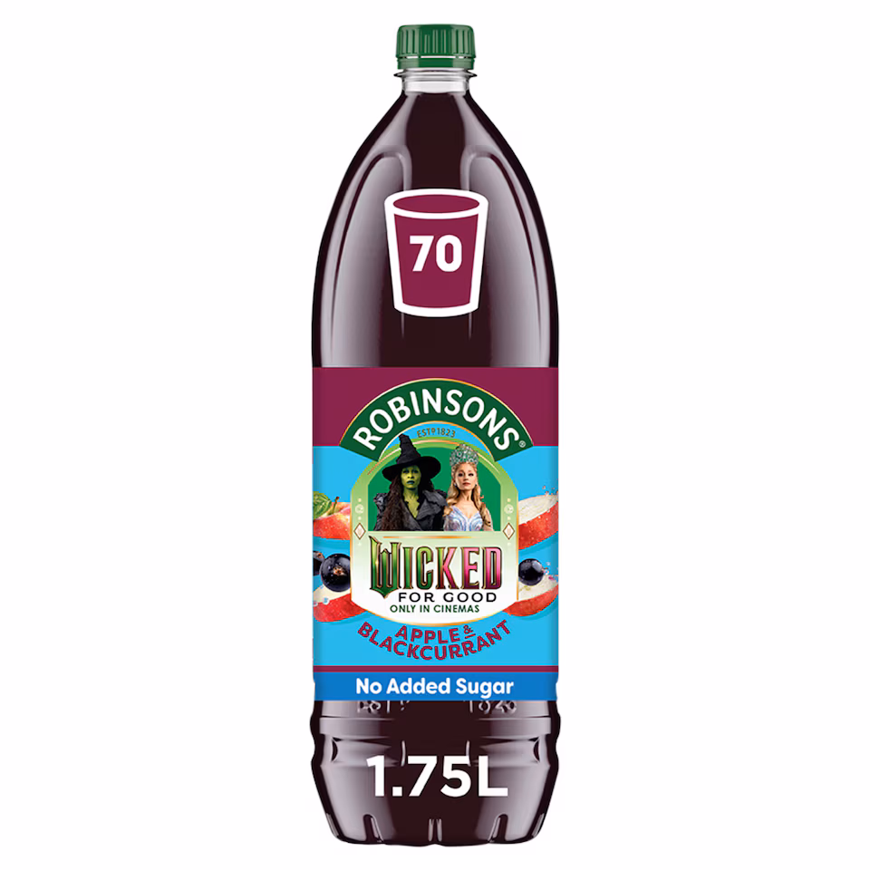 Robinsons Double Strength Apple & Blackcurrant Squash 1.75L