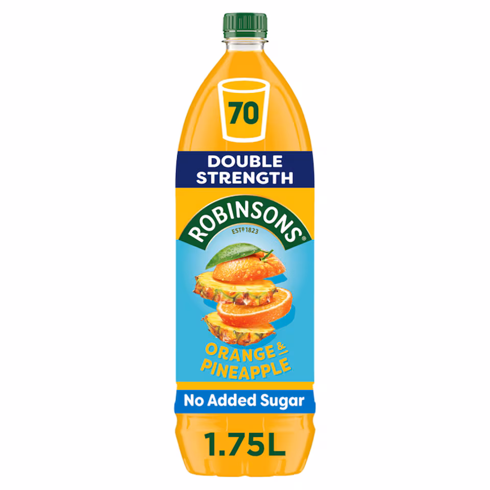 Robinsons Double Strength Orange & Pineapple Squash 1.75L