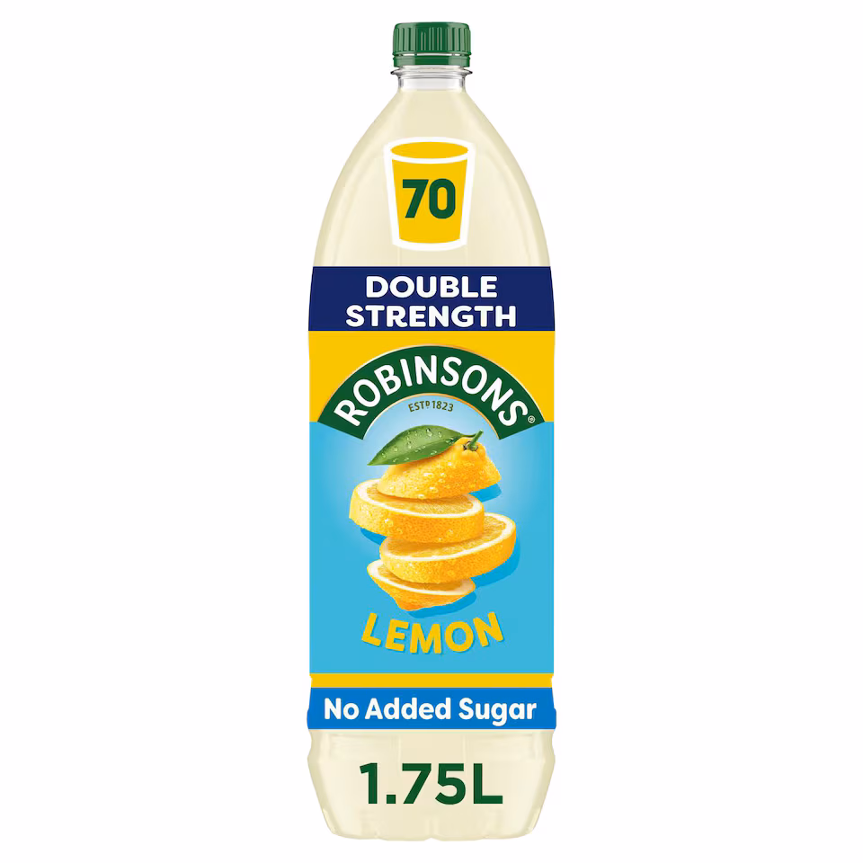Robinsons Double Strength Lemon Squash 1.75L