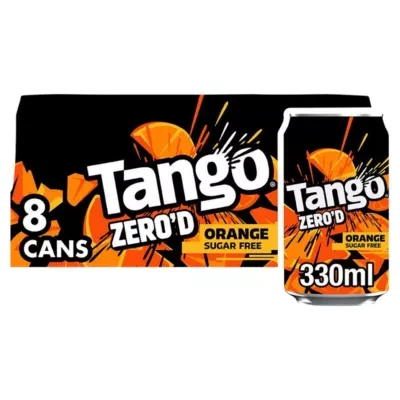 Tango Zero'd Orange Sugar Free Cans 8 x 330ml