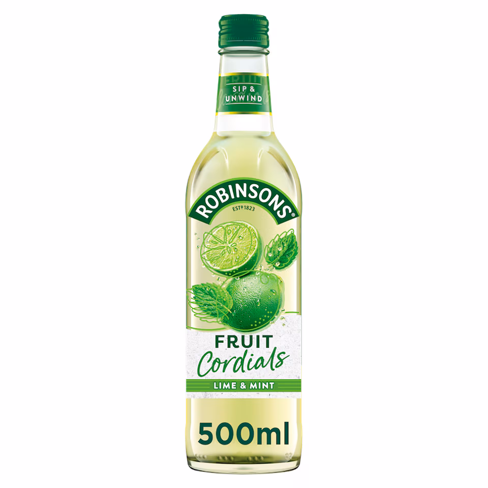 Robinsons Crushed Lime & Mint Fruit Cordial 500ml