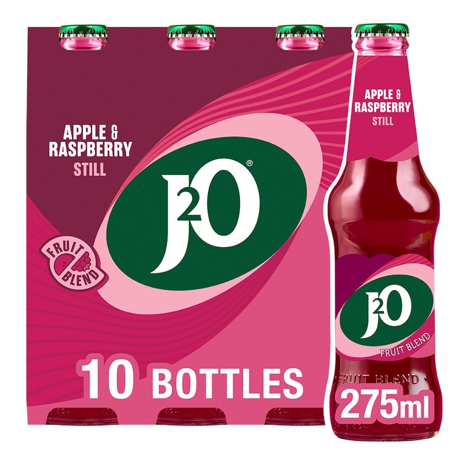 J2O Apple & Raspberry 10x275ml