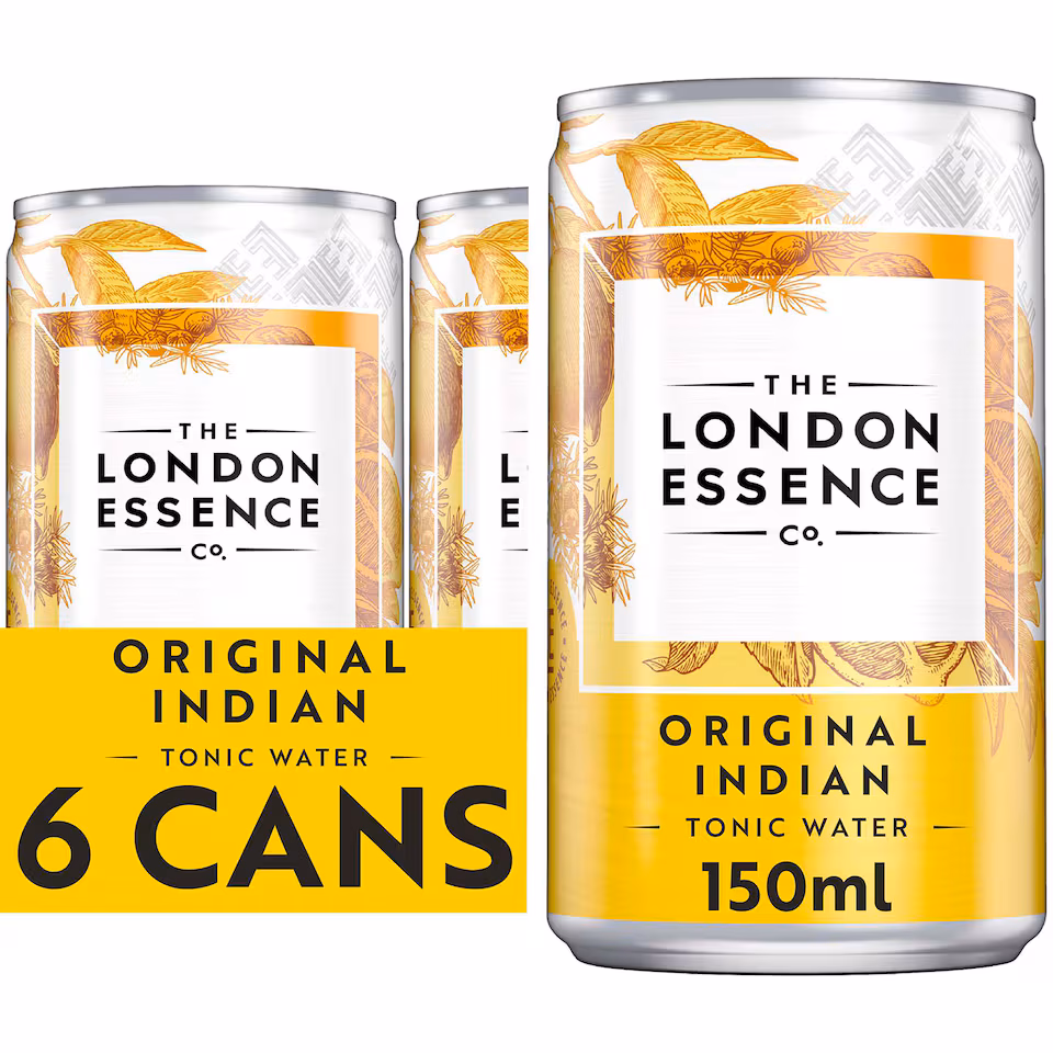 London Essence Original Indian Tonic Water Cans 6x150ml