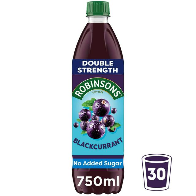 Robinsons Double Strength Blackcurrant Fruit Squash 750ml