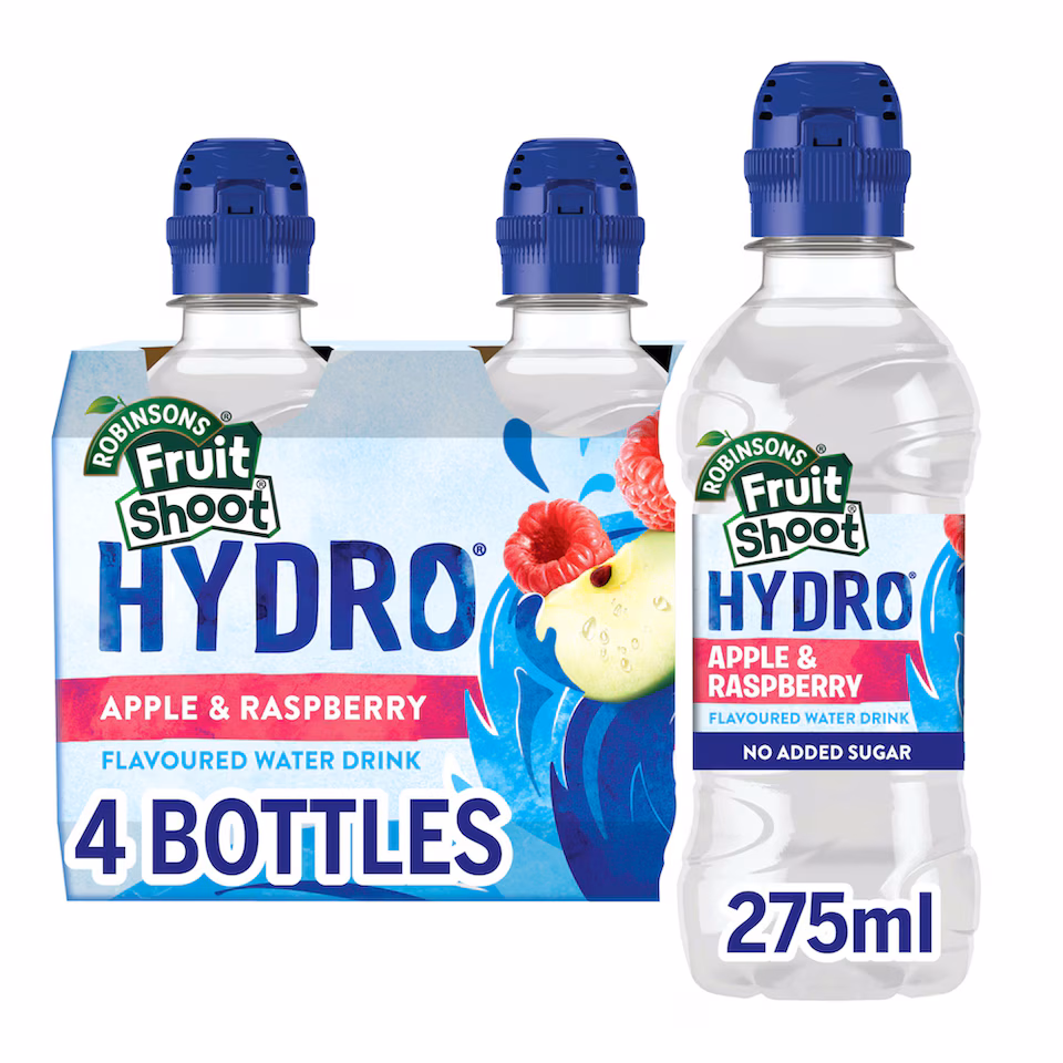 Fruit Shoot Hydro Apple & Raspberry Kids Juice Drink 4x275ml