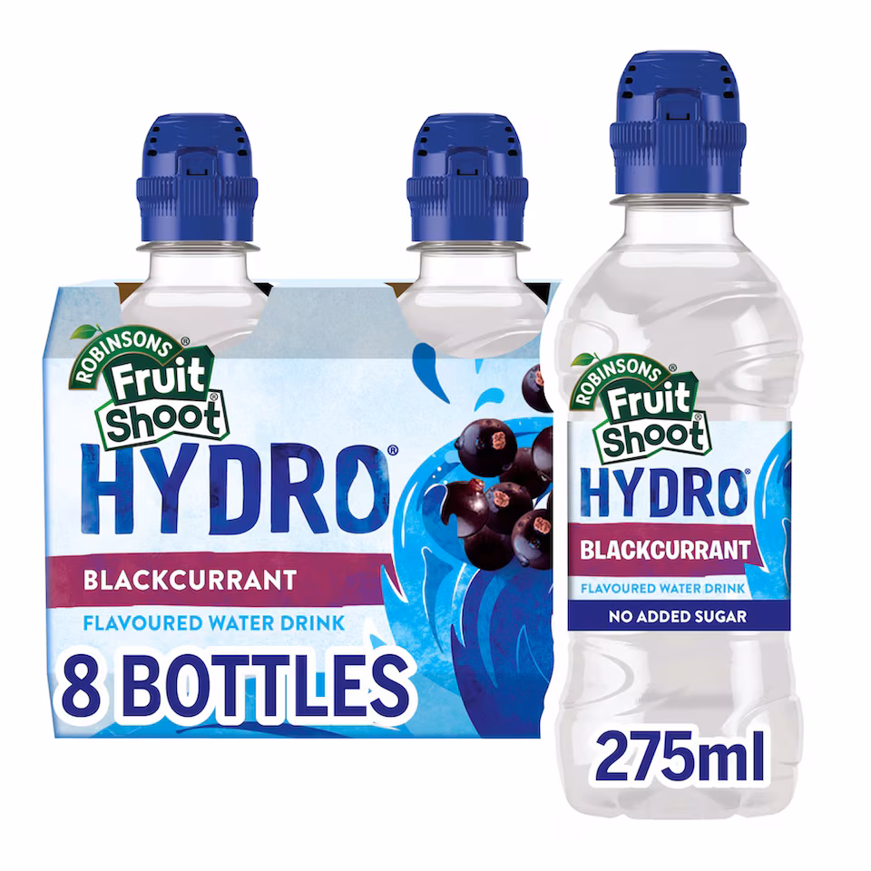 Fruit Shoot Hydro Blackcurrant Kids Juice Drink 8x275ml